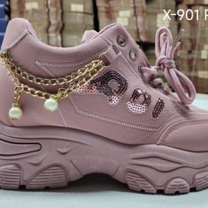 Ladies Shoes Sneakers Fashion shoes for Girls X-901 Pink