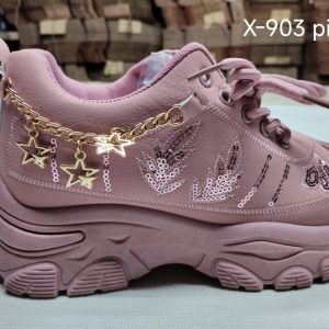 Ladies Shoes Sneakers Fashion shoes for Girls X-903 Pink